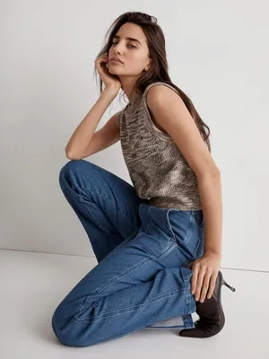 MADEWELL Space-Dyed Boulier Crewneck Sweater Classic Luxury Sleeveless Vest thumbnail 3