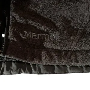 Marmot Jacket Womens Size Small Black‎ Full Zip Fleece Mock Neck Pockets thumbnail 3