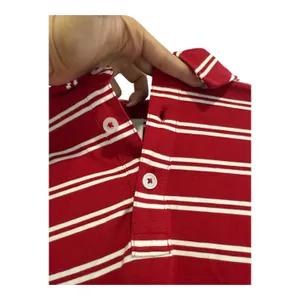 Goodfellow & Co™ Men's Comfort Wear Striped Polo Shirt Maroon Small thumbnail 3