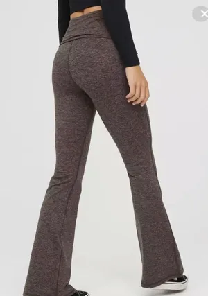 Aerie MEDIUM LONG OFFLINE By The Hugger High Waisted Foldover Flare Legging thumbnail 7