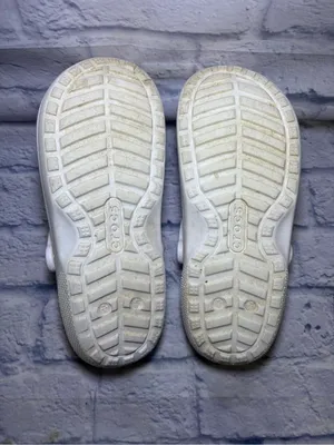 CROCS Classic Lined Clogs Shoes M 8 /W 10 White Fleece Slip On With Jibbitzs thumbnail 12