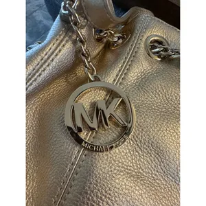 Michael Kors Jet Set Leather Hobo Shoulder Bag‎ Purse MK Charm Chain NWOT thumbnail 13