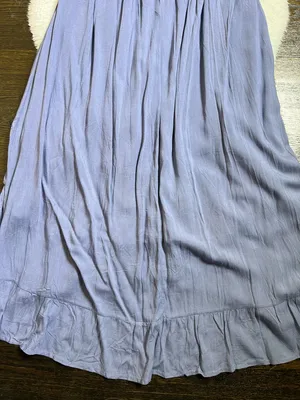 Baltic Born Hannah Dusty Blue Midi Boho Lace Dress Large thumbnail 11