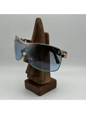 Rocawear Shield Sunglasses Blue Lenses Tortoise Arms thumbnail 2