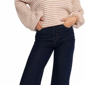 Petal & Pup Becca Crewneck Waffle Stitch Stripe Knit Sweater thumbnail 5