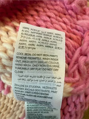 Edikted Pink and Cream Striped Cropped Crew Sweater thumbnail 4