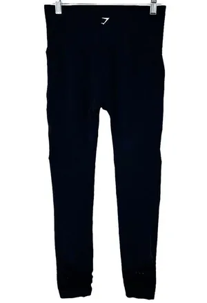 Gymshark Black Seamless Energy High Waist Leggings Size Medium thumbnail 4