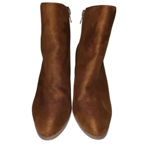 Dream Paris Brown Suede‎ Ankle Boots thumbnail 2