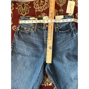 Universal Thread High‎ Rise Bootcut Jeans Women's 4 Medium Wash Vintage Stretch thumbnail 5