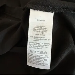Madewell Top Womens Puff-Sleeve Tee Short Basic Everyday Staple Black Size L NEW thumbnail 9