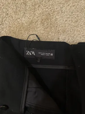 ZARA High-Rise Black Dress Pants thumbnail 2