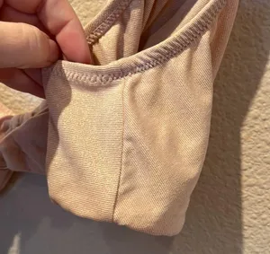 Aerie Pink Pink Gold Crop Top Bralette Top Size XL thumbnail 7