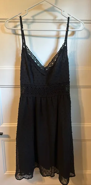 Black Spaghetti strap dress thumbnail 1