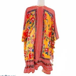 Umgee Plus Floral Kimono Cardigan Size XL/1X thumbnail 5
