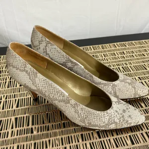 Vintage Evan Picone Snakeskin‎ Pumps Size 9 thumbnail 2