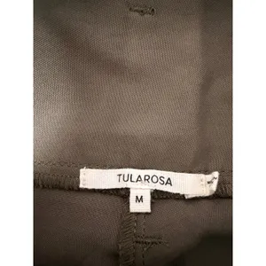 Tularosa Olive Green High Waisted Pleated Tapered Lyocell Pants Sz M thumbnail 6