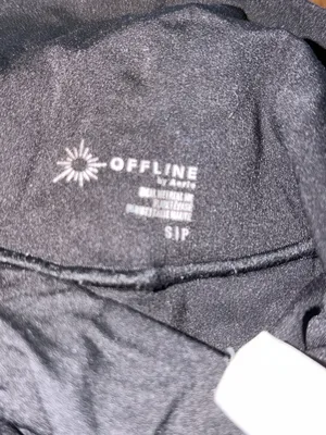 Offline By Aerie Black High-Waisted Foldover Yoga Pants Womens S Stretch Flare thumbnail 7