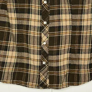 Active Western Cut Flannel Shirt Brown Size XS thumbnail 4