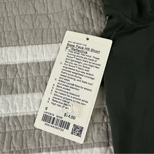 Lululemon Base Pace High-Rise Reflective Short 8" Smoked Spruce Green 6 thumbnail 8