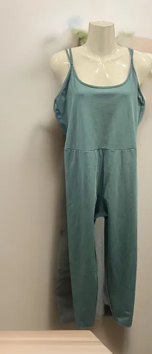 American Eagle Jumpsuit Women's Size X-Large One Piece Unitard Yoga Moss Green thumbnail 1