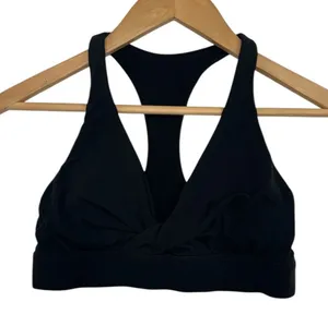Lululemon Sweet Awakenings Sports Bra Womens 6 Black Athletic Yoga Running thumbnail 1