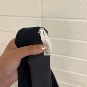 Anthropologie daily practice navy blue cropped soft pants thumbnail 6