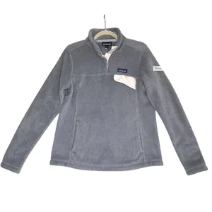 PATAGONIA Re-Tool Snap-T Fleece Pullover Women M Gray Outdoor Travel Timeless thumbnail 4