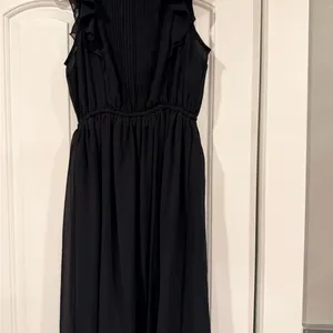 Abercrombie & Fitch Classic Black midi Dress medium‎ NWT thumbnail 7