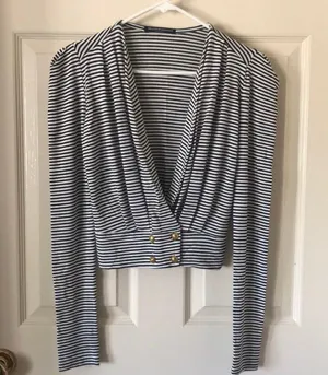 stripe cardigan thumbnail 1