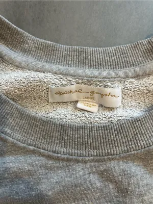 Spiritual Gangster Yoga Classic Crewneck — Grey thumbnail 4