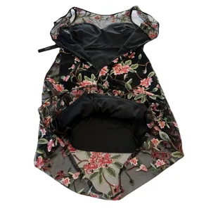 NWT Lulus Headliner Floral Embroidered Sleeveless Midi Dress‎ Size MEDIUM thumbnail 8