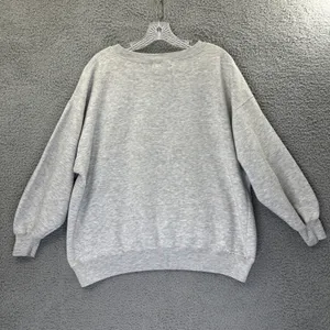 The Limited Vintage 90s Jeans Worldwide Crew Neck Sweatshirt Gray‎ Women's Large thumbnail 2