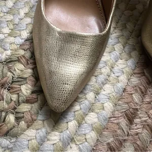 Calvin Klein Kirstin Gold 3 inch heels size 7 thumbnail 10
