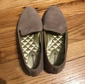 Birdies Starling Suede Leather Loafers Latte Slate comfy quilt preppy daily thumbnail 7