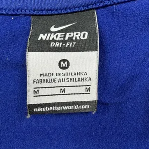 Nike Pro Dri-FIT Women’s 1/2 Zip Pullover Medium Blue Running Athletic Top thumbnail 3