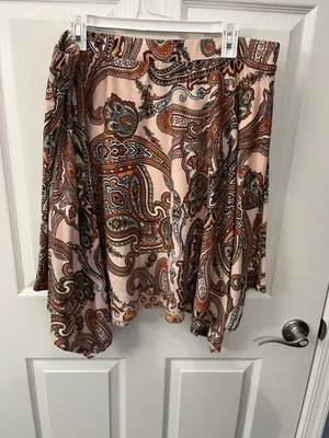 EST. 1946 Size XL Paisley Print Flowy Skirt thumbnail 1
