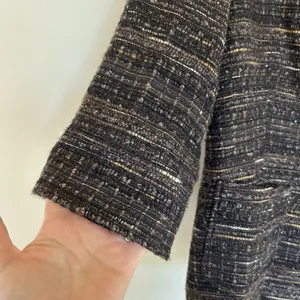 Lafayette 148‎ New York Tweed Boucle Blazer Skirt Jacket Size 6 Brown Work wear thumbnail 5