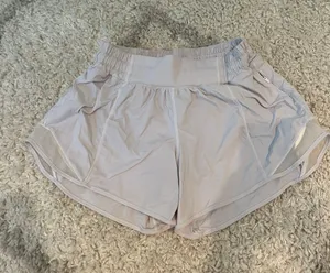 Lululemon White Hotty Hot Shorts 4” thumbnail 1