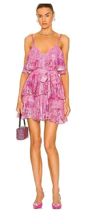 HEMANT & NANDITA Amal Floral Dress Size Large New with‎ Tags thumbnail 1