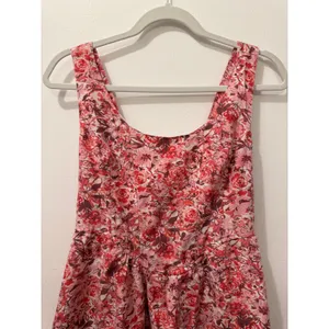 Sincerely Jules Linen Blend Floral Summer Mini Dress thumbnail 2