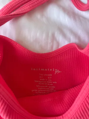 Hot Pink Free People Intimately Crop Top thumbnail 2
