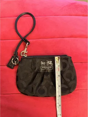 Vintage Black Coach Wristlet thumbnail 5
