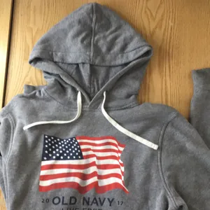 Womens Patriotic Old Navy Sweatshirt Hoodie Small thumbnail 10