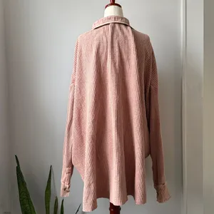 Free People One Scout Waffle Knit Jacket Pink Slouchy Dolman Sleeves thumbnail 4