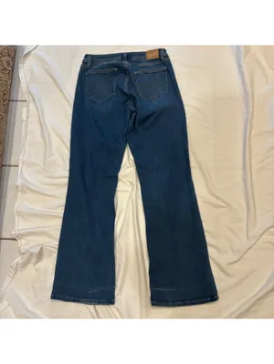 Levi’s Womens Y2K Western Mid Rise Bootcut Flare Medium Wash Blue Jeans Size 10 thumbnail 2