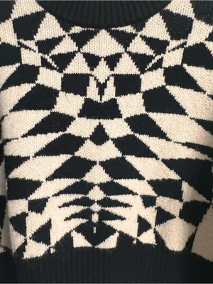 FARM RIO Deco Knit Crewneck Sweater thumbnail 3