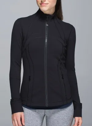 lululemon define full zip up jacket black 4 thumbnail 1