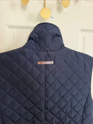 Lauren Ralph Lauren Navy Quilted Vest in Size Large thumbnail 5