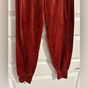 Aerie Velour Jogger Pants Rust Orange Brown Size XS thumbnail 6
