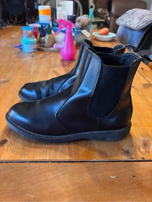 Dr Martens womens Flora leather chelsea ankle boots black 10 thumbnail 2